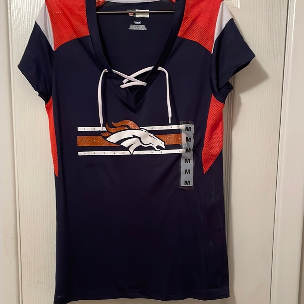 Team Apparel Blue and Orange Jersey Top